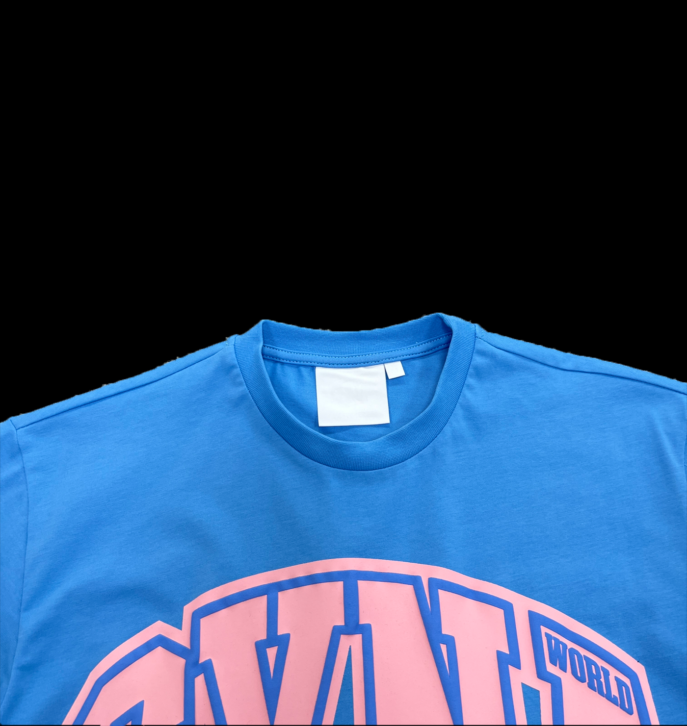 COLLEGE TEE (BLUE/PINK)