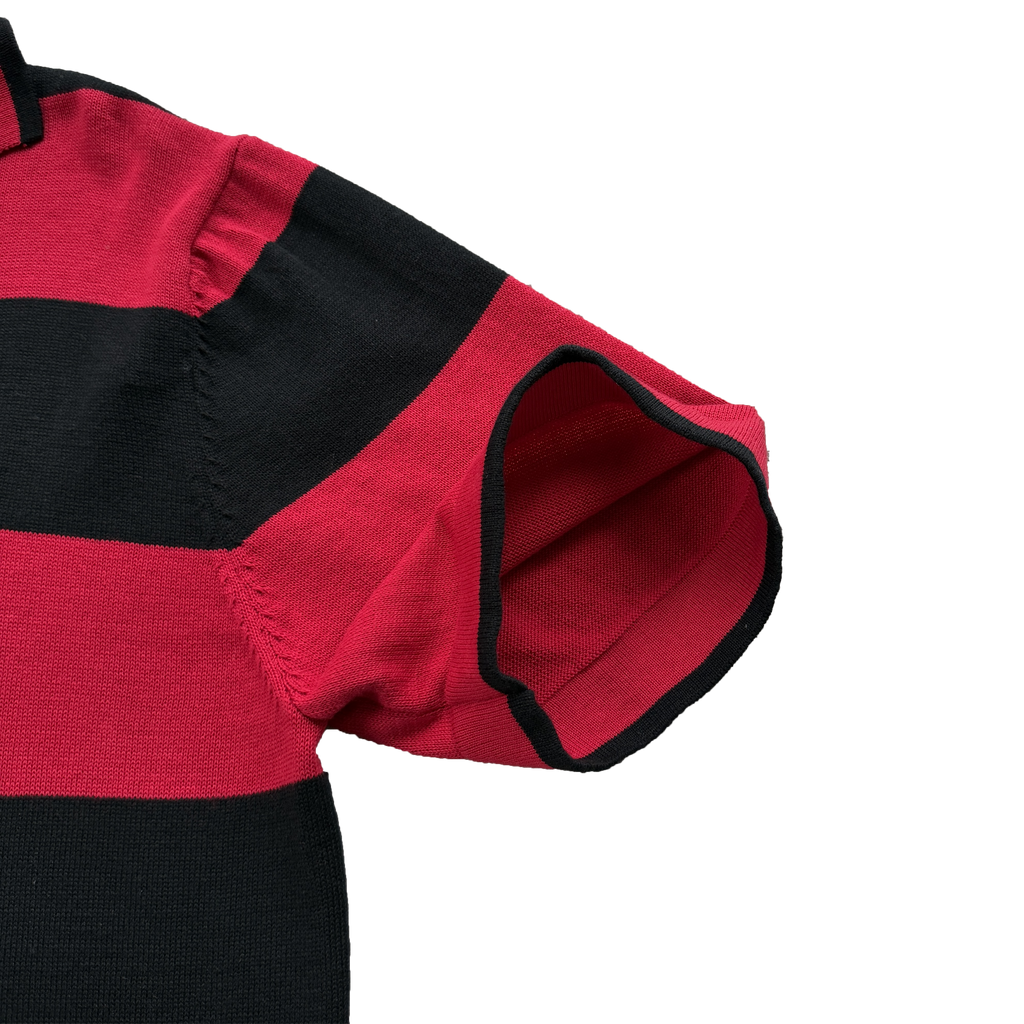 STRIPED KNIT JERSEY (RED)