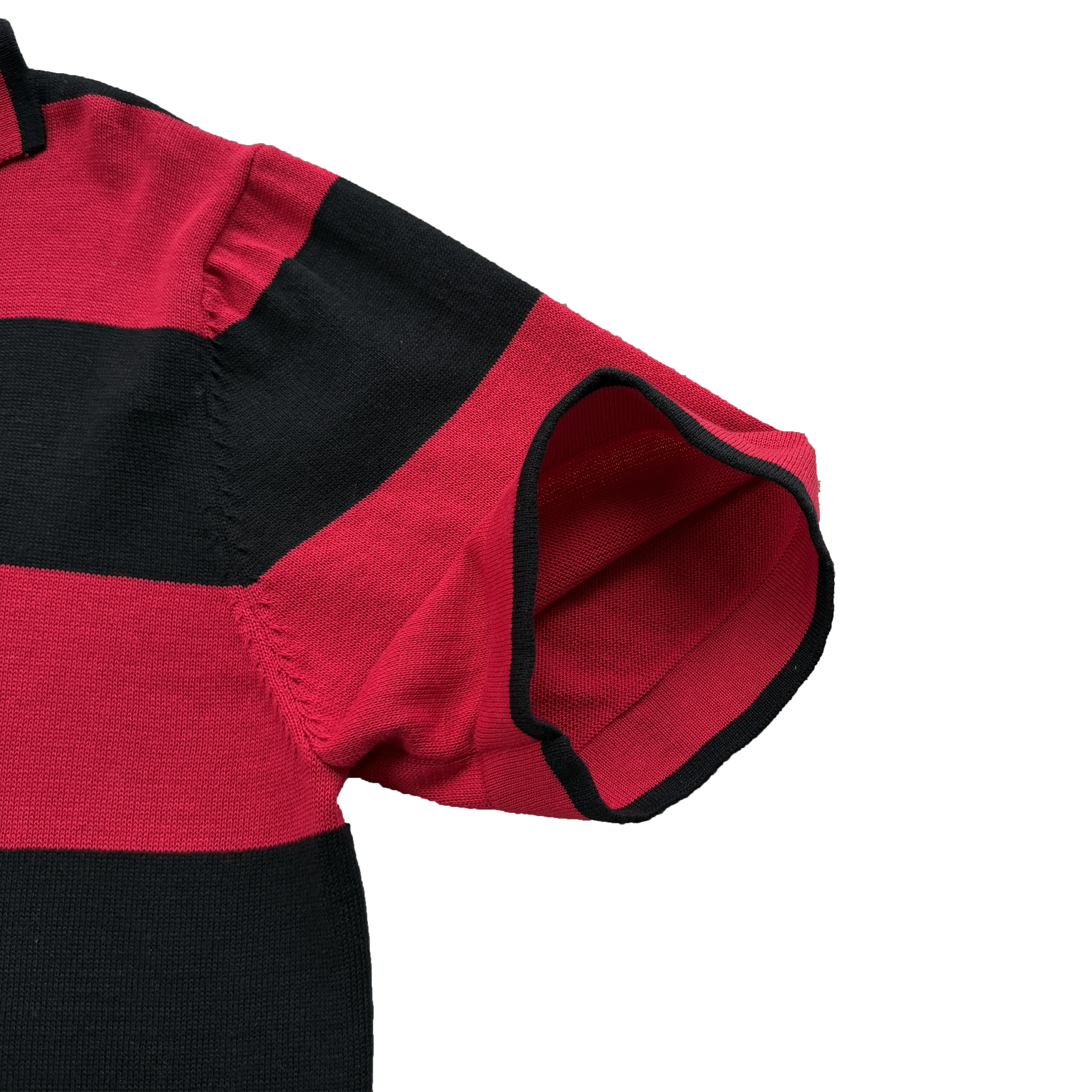 STRIPED KNIT JERSEY (RED)