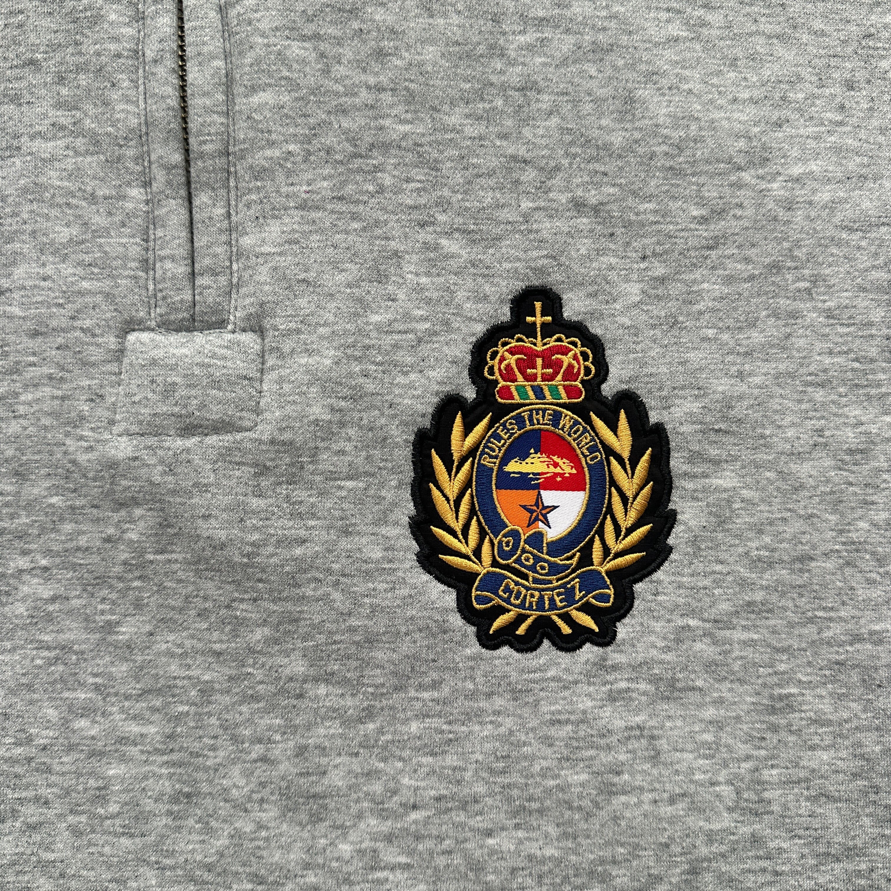 ROYALE CREST QUARTER ZIP (HEATHER GREY)