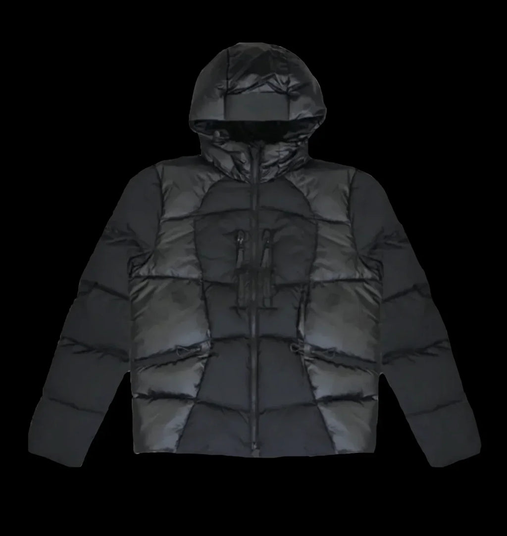 WAVE PUFFER JACKET (BLACK)