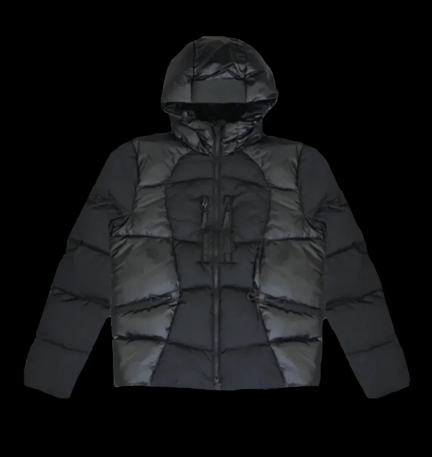 WAVE PUFFER JACKET (BLACK)