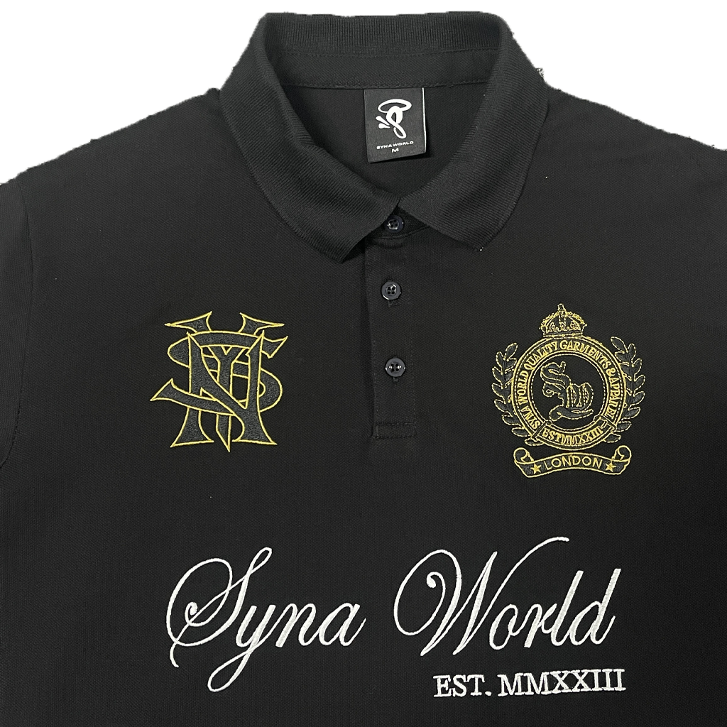 WORLD SKI OF SYNA POLO (BLACK)