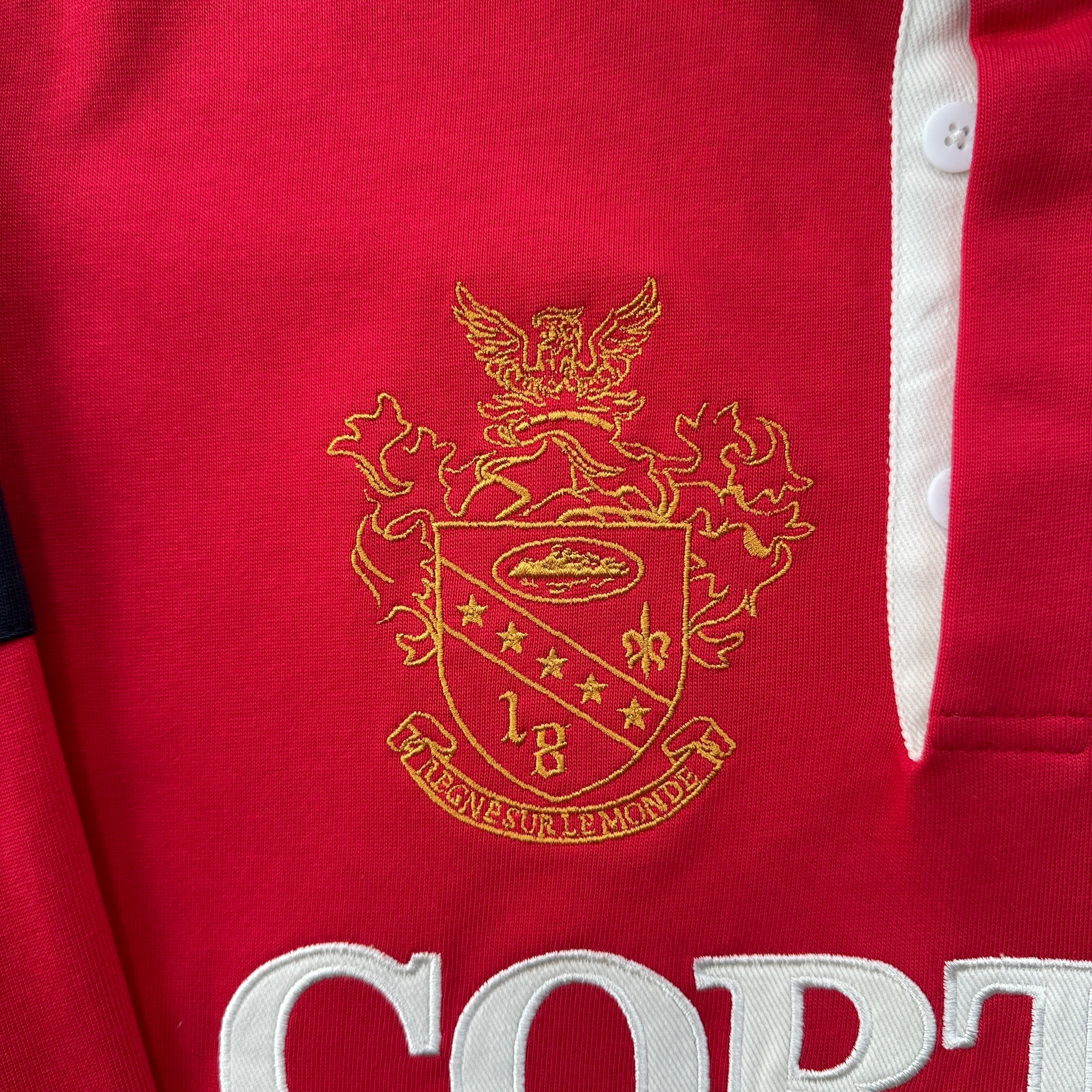 PANELED RUGBY (RED)