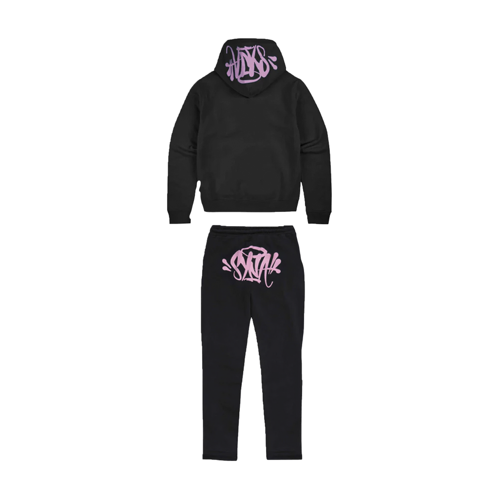 TRACKSUIT - (BLACK/PINK)