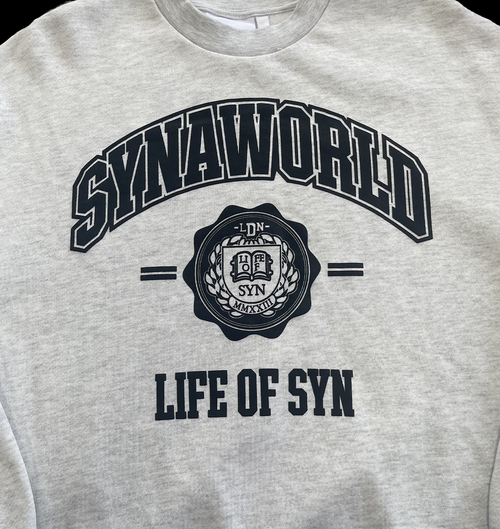 CORTEIZ COLLEGE CREW SWEATER (GREY)