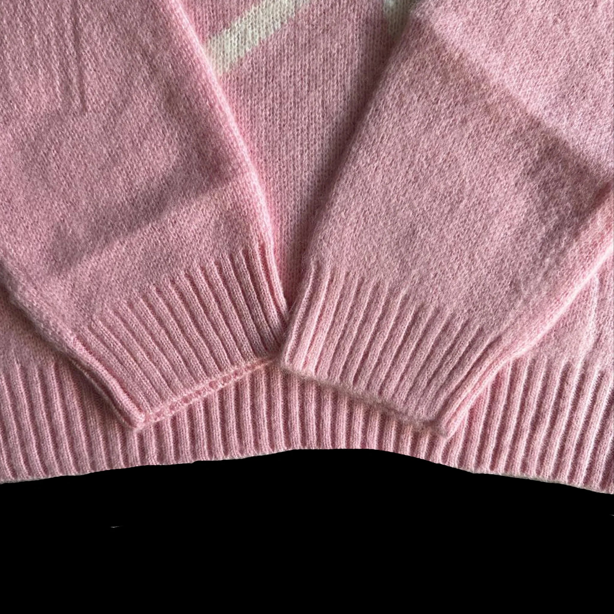 C STAR GRADIENT MOHAIR KNIT SWEATER (PINK)