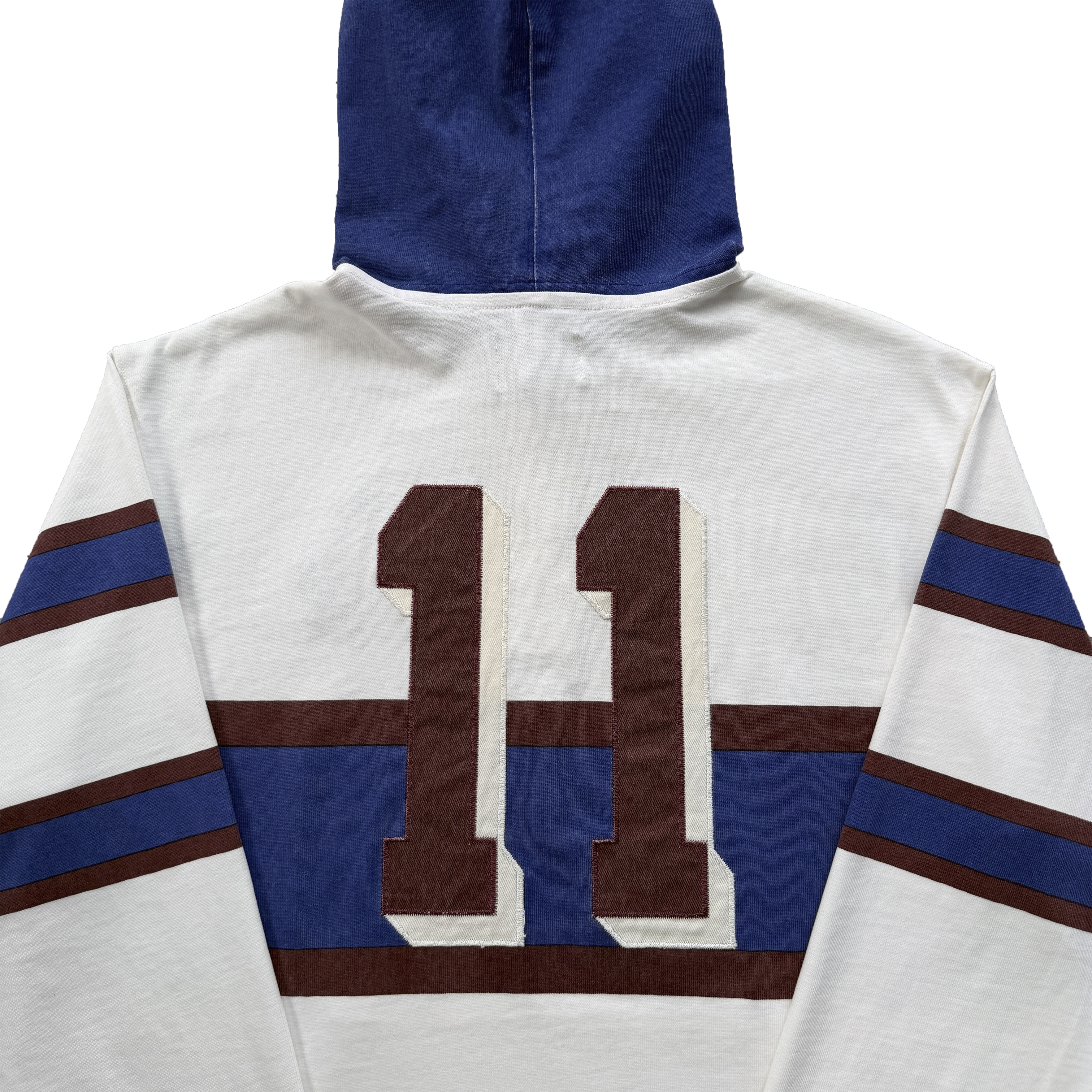 WINGER HOODED RUGBY -(OFF WHITE)