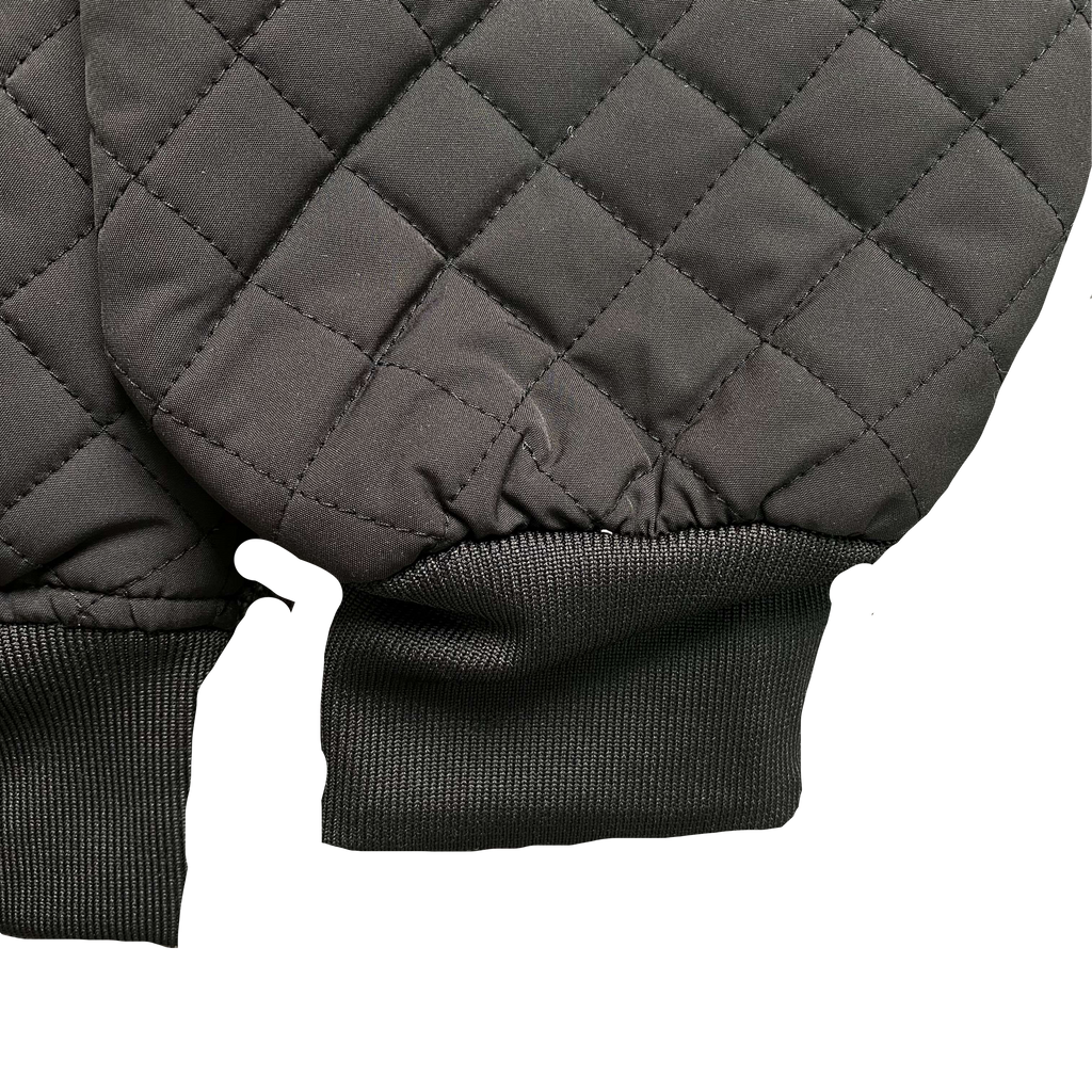 CORTEIZ QUILTED EXCHANGE BOMBER (BLACK)