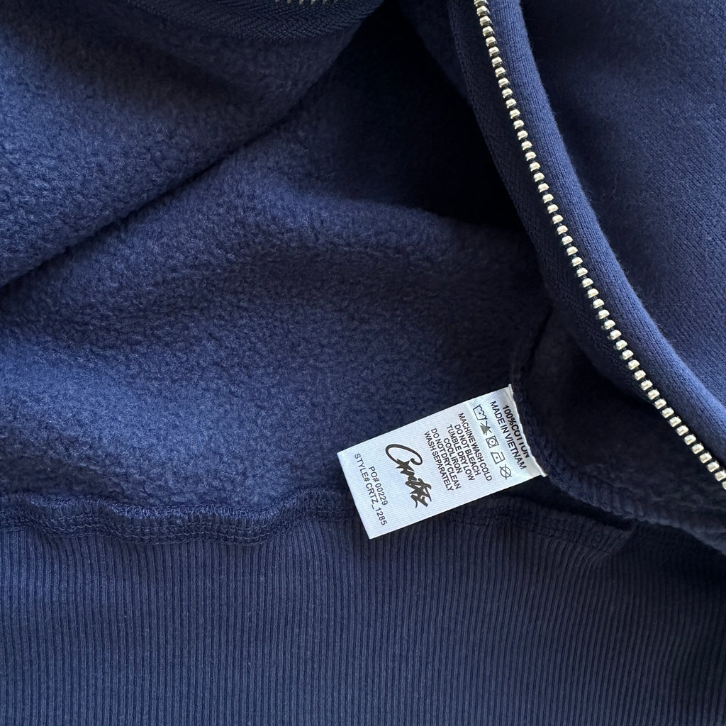 THICK STITCH ALLSTARZ ZIP HOODIE (NAVY)