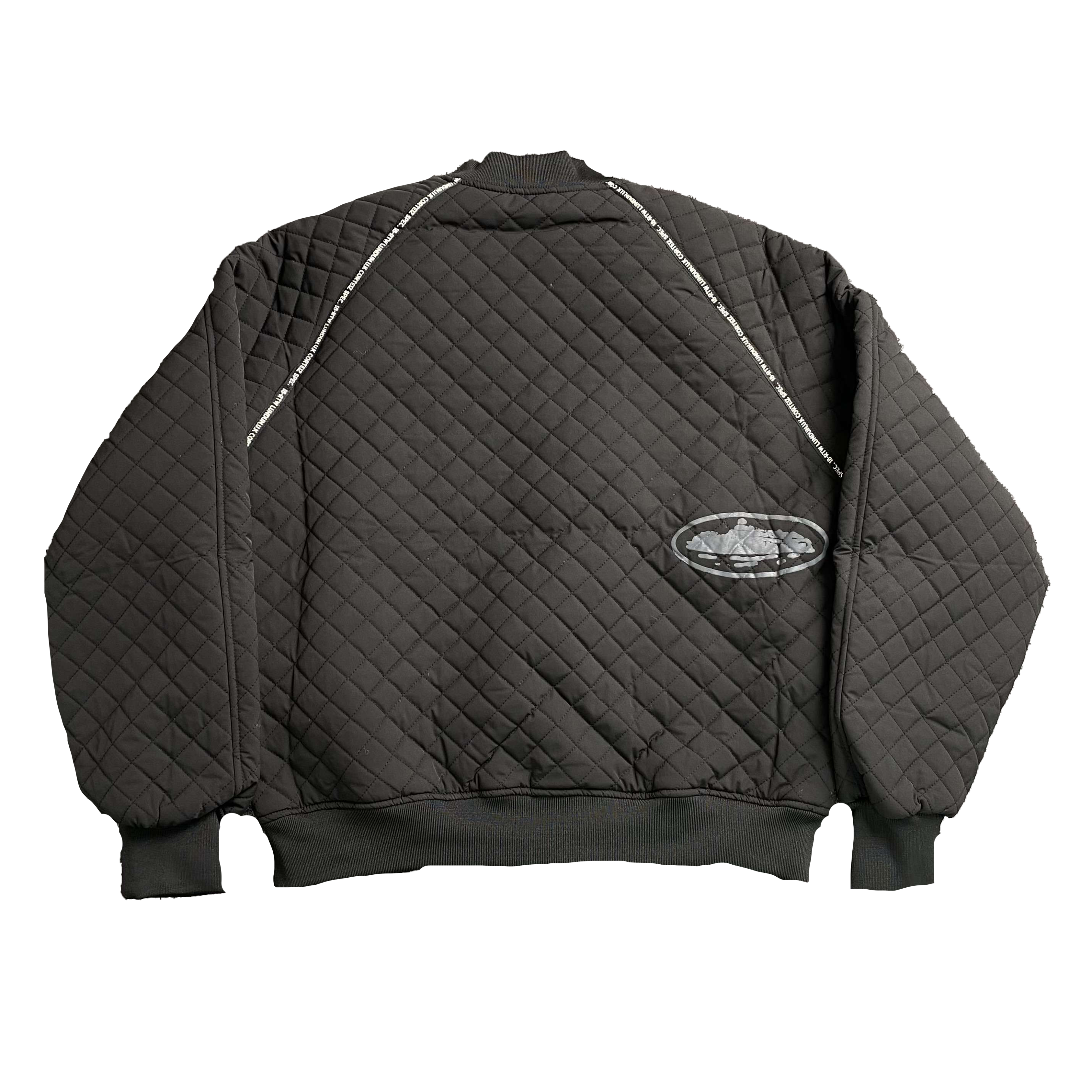 CORTEIZ QUILTED EXCHANGE BOMBER (BLACK)