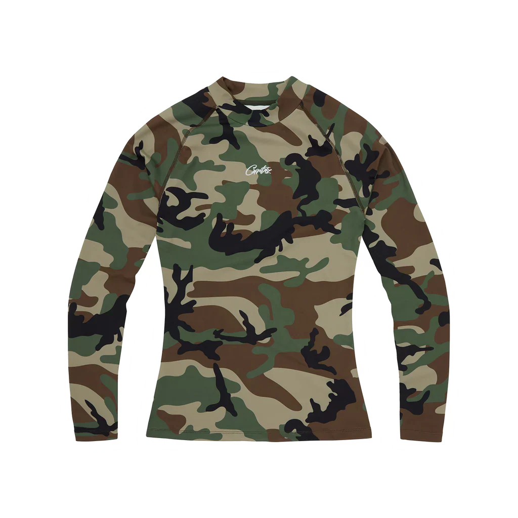 COMPRESSION TOP (WOODLAND CAMO)