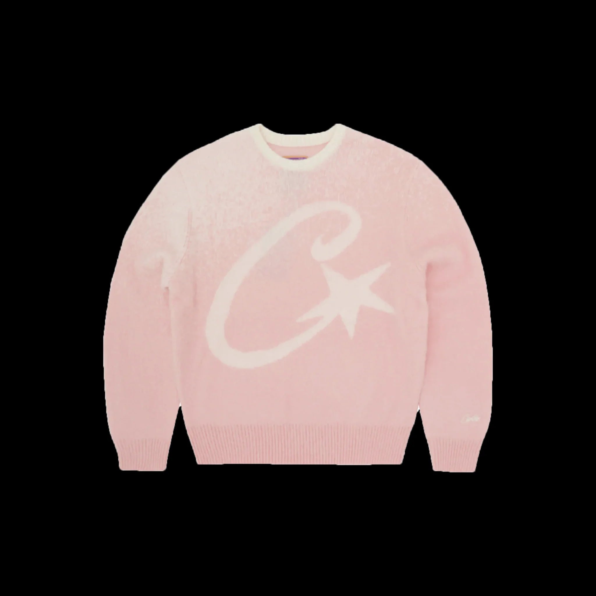 C STAR GRADIENT MOHAIR KNIT SWEATER (PINK)