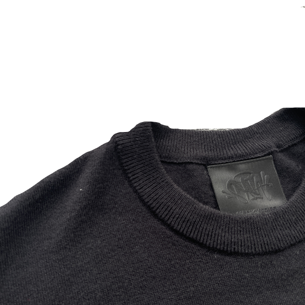 WORLD SYNARCHY CASHMERE SWEATER (BLACK)