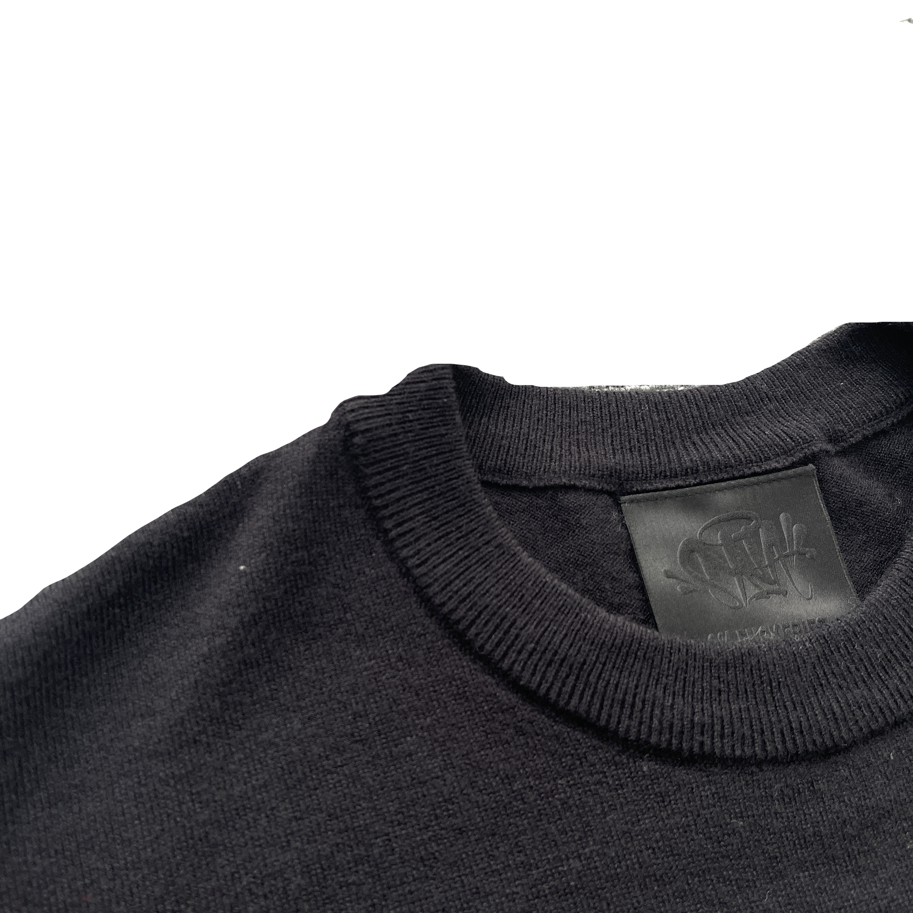 WORLD SYNARCHY CASHMERE SWEATER (BLACK)