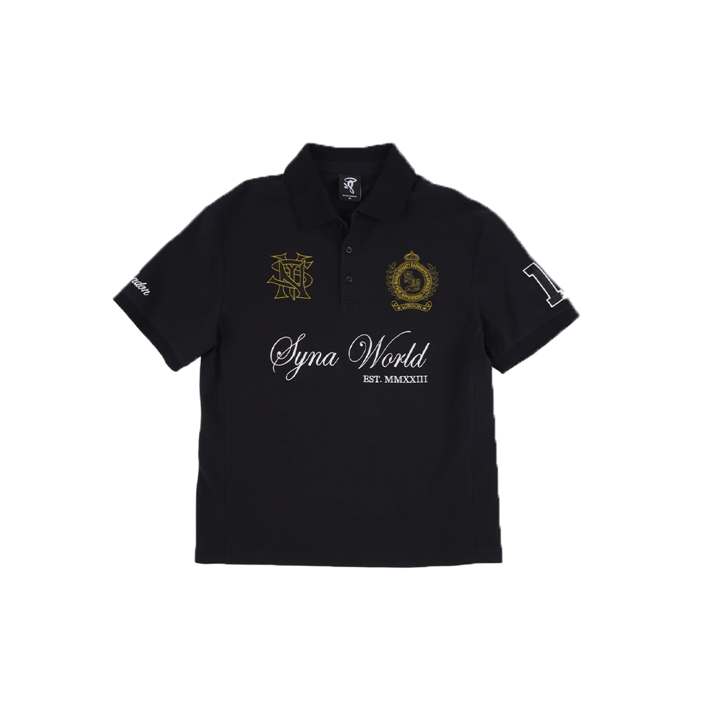 WORLD SKI OF SYNA POLO (BLACK)