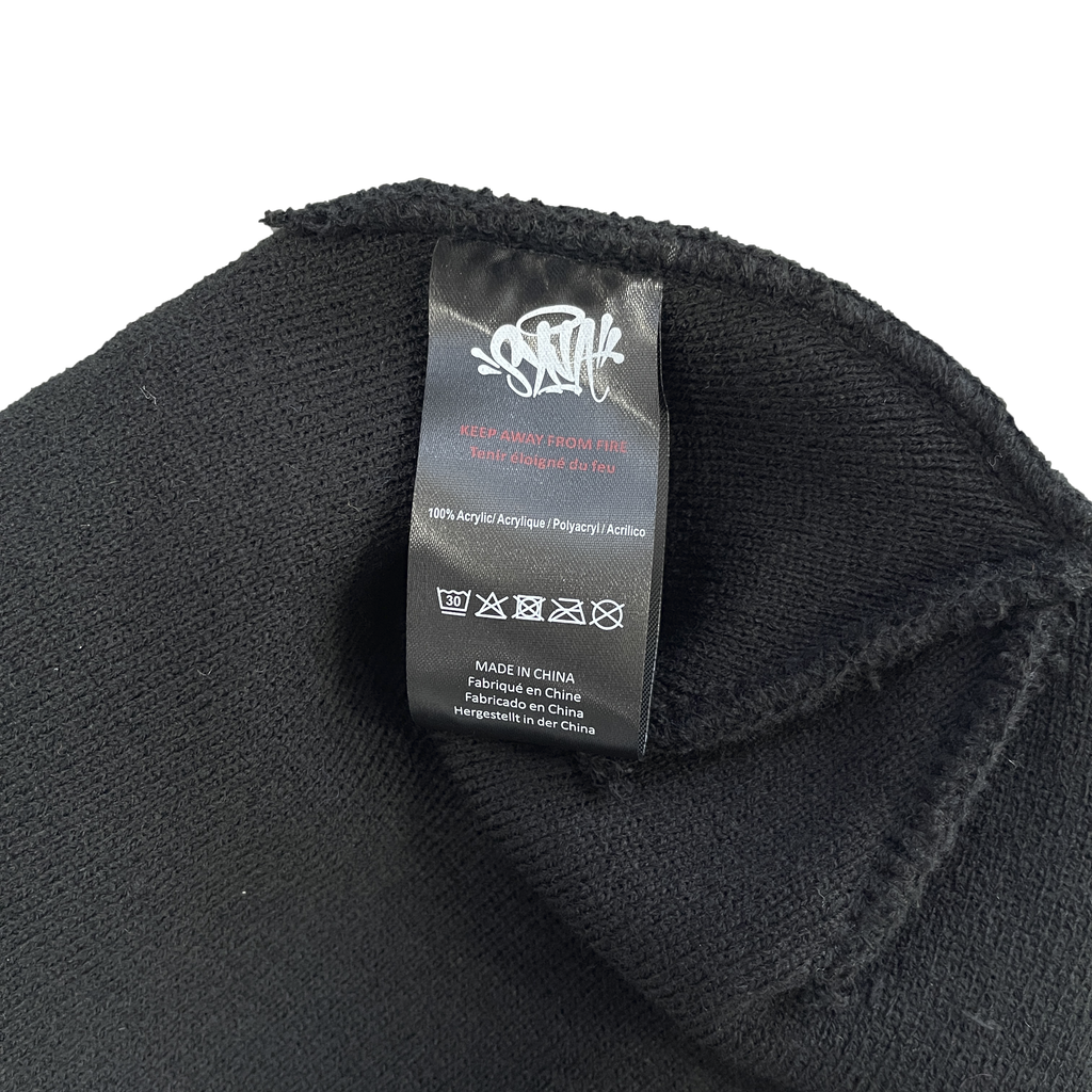 BIG LOGO WORLD SKULL CAP BEANIE (BLACK)