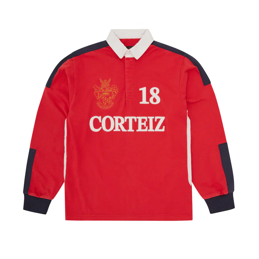PANELED RUGBY (RED)