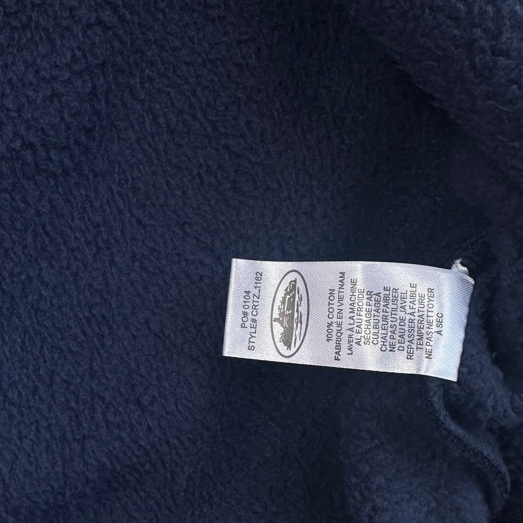 ISLAND PUFF PRINT ZIP HOODIE (WASHED ROYAL)