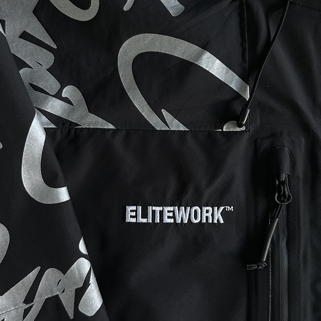 ELITEWORK WATERPROOF SHELL JACKET (BLACK)