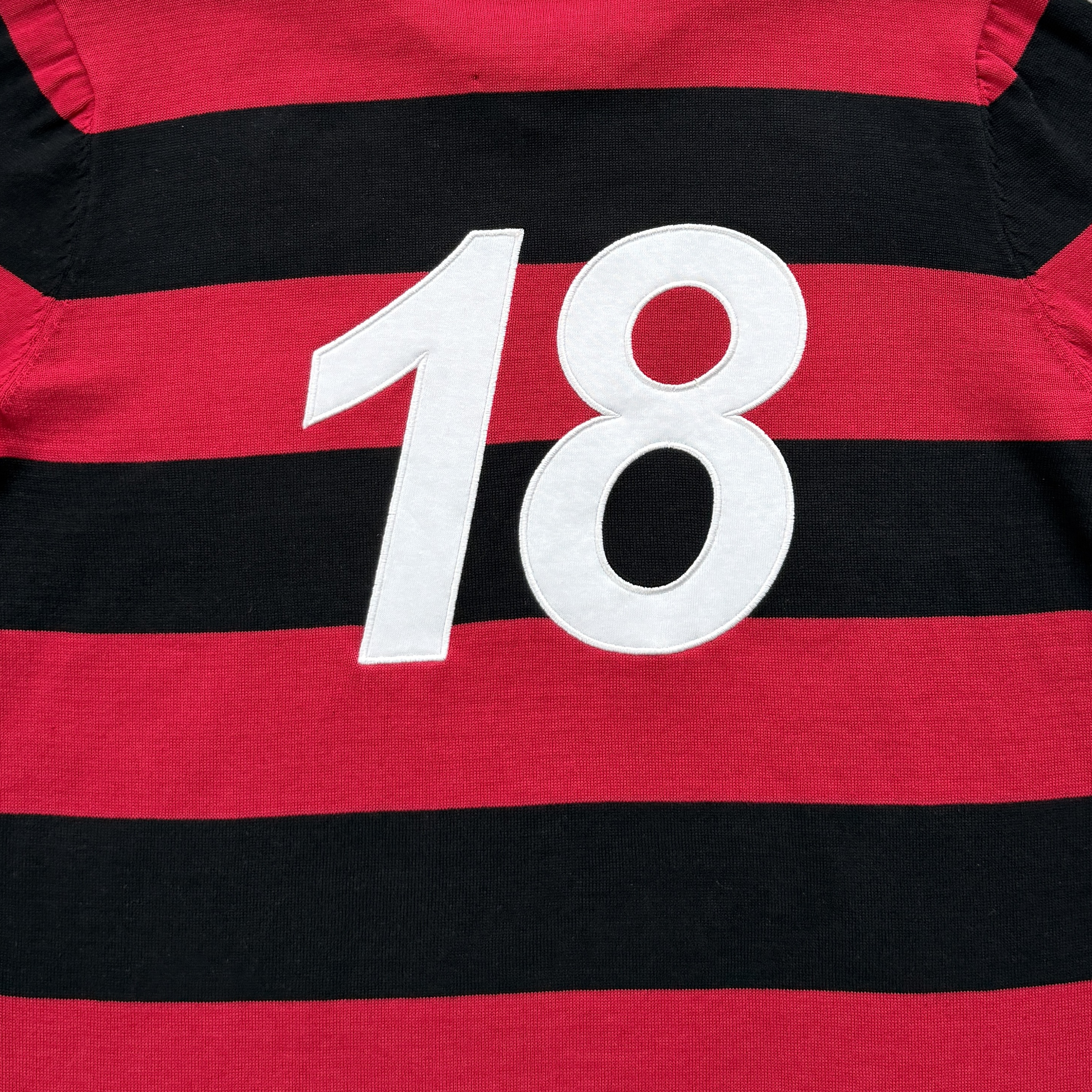 STRIPED KNIT JERSEY (RED)