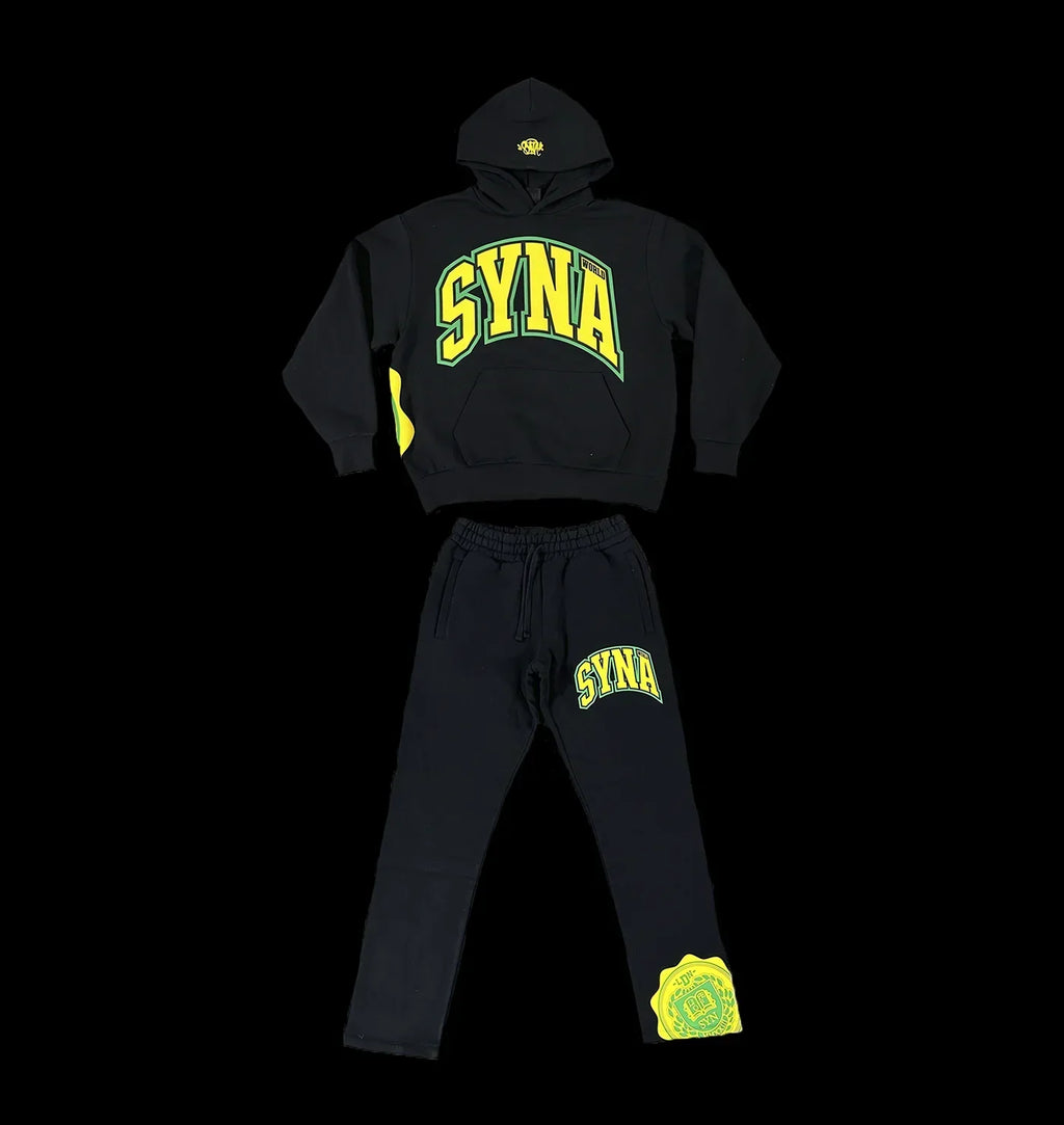 CREST PACK LOGO TRACKSUIT (BLACK)